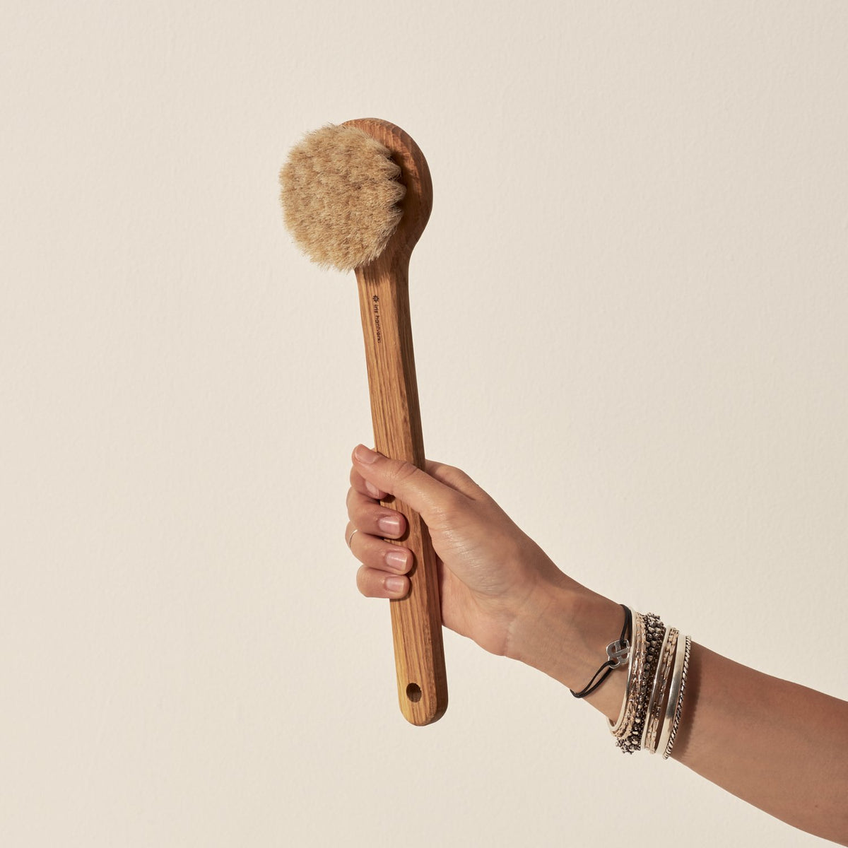 Swedish Long Handled Lovisa Bath Brush - Round Head - Horsehair - The  Foundry Home Goods