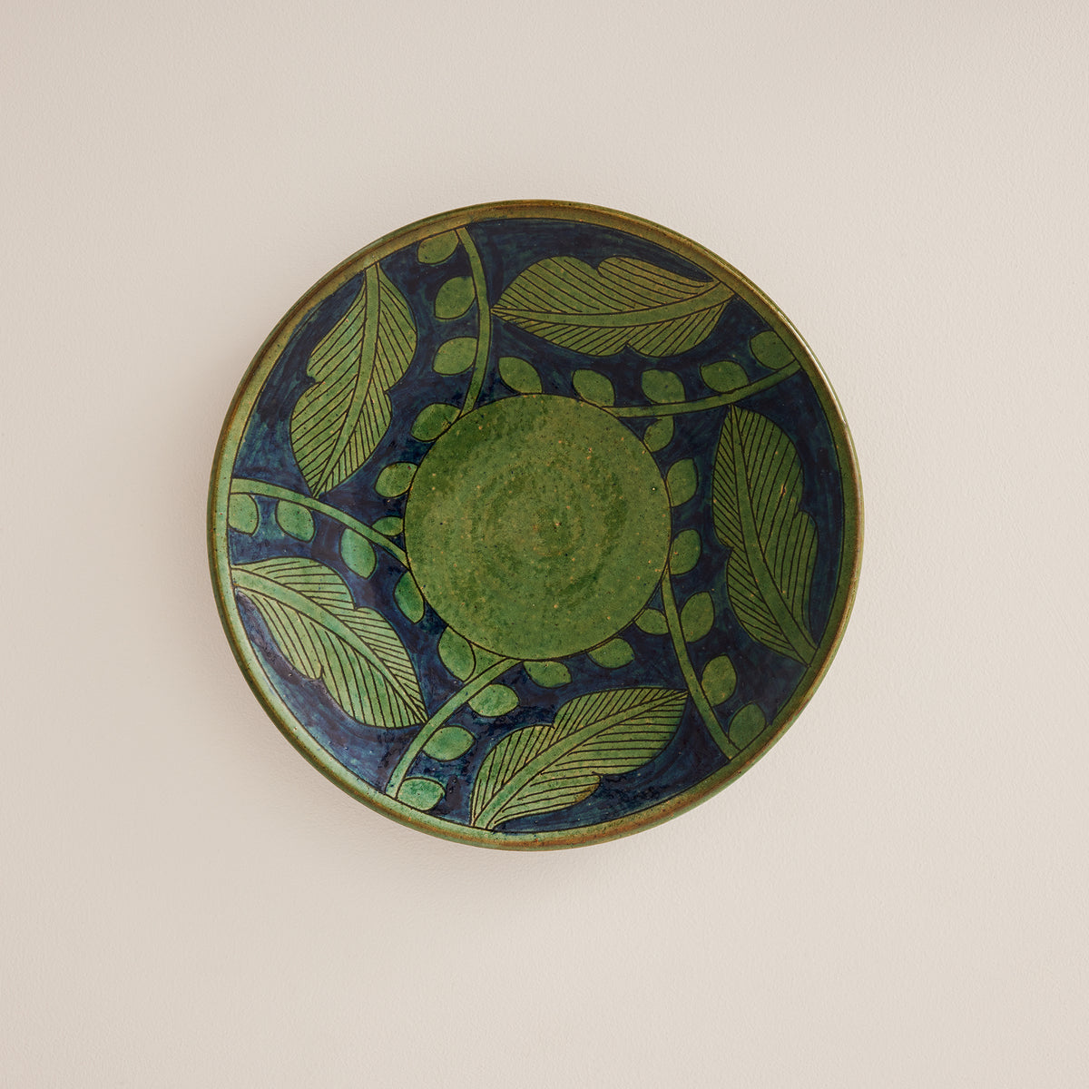 Turquoise Leaf Plate