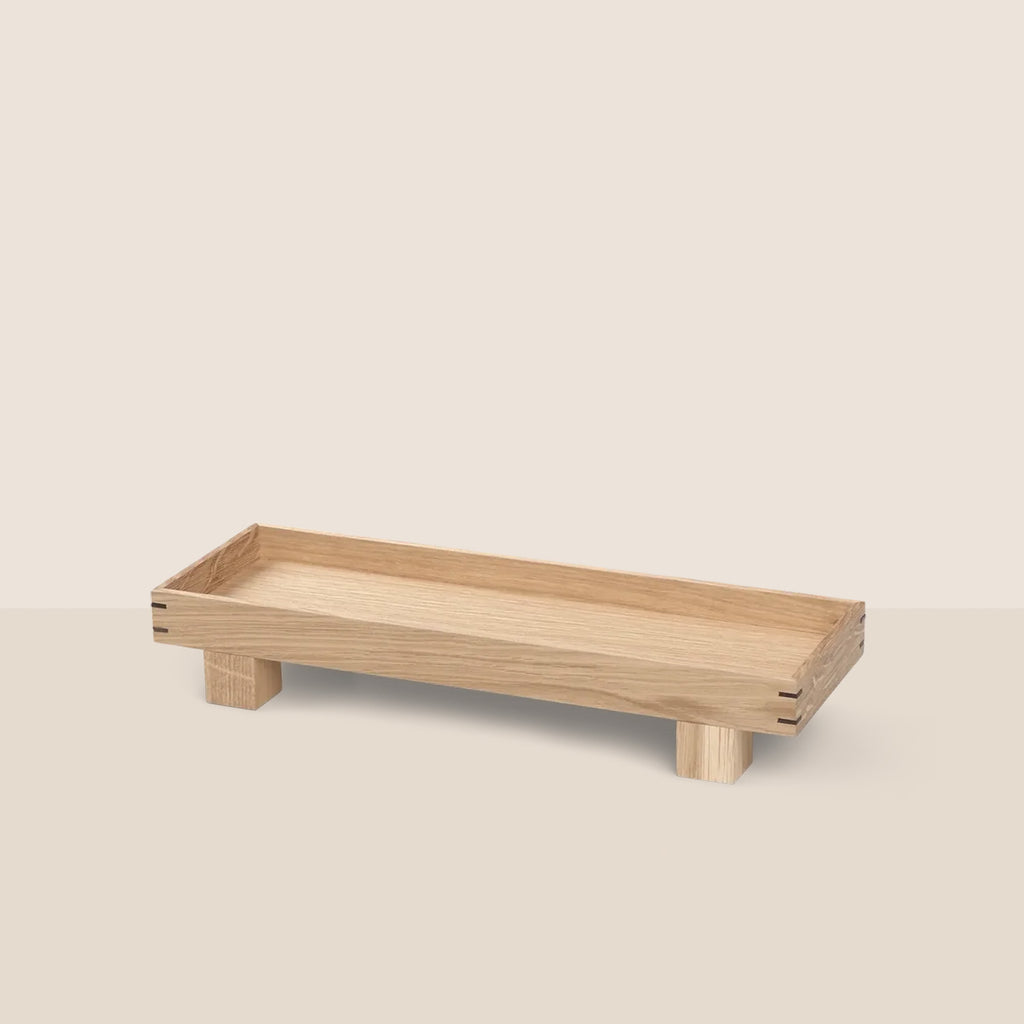 Goodee Living-Bon Plateau en bois - Mini - Couleur - Chêne naturel