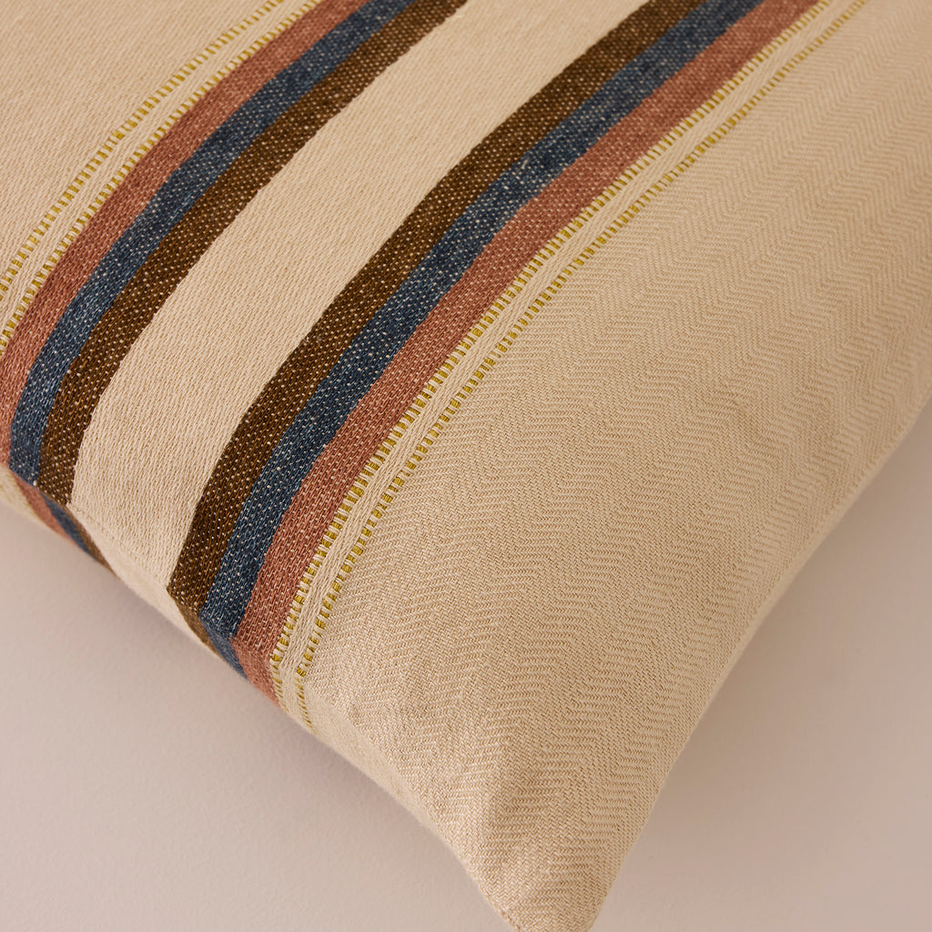 Goodee Belgian Square Cushion Cover - Color - Harlan Stripe