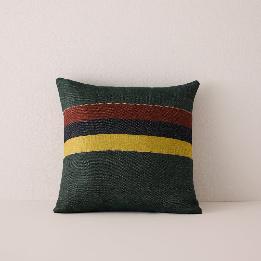 Goodee-Libeco-The Belgian Square Cushion Cover - Color - Spruce