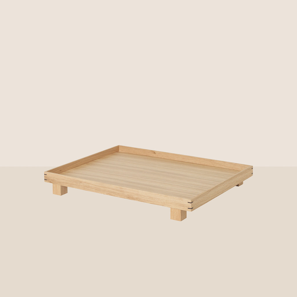 Goodee-Ferm Living-Bon Wooden Tray - Color - Natural Oak