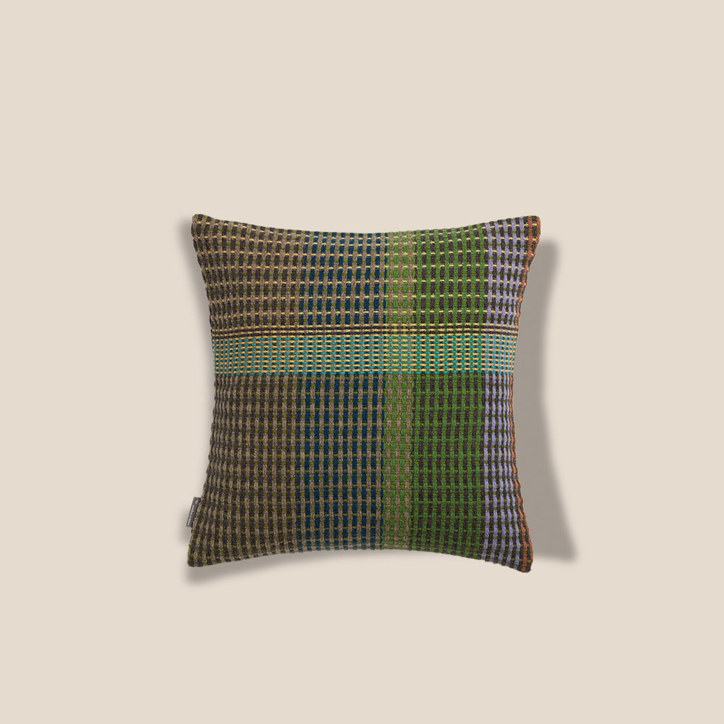 Goodee-Wallace Sewell-Hertha Square Cushion Cover - Color - Green Stripe