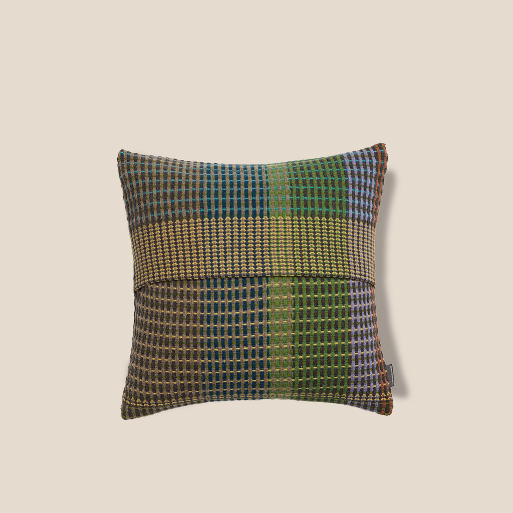 Goodee-Wallace Sewell-Hertha Square Cushion Cover - Color - Green Stripe