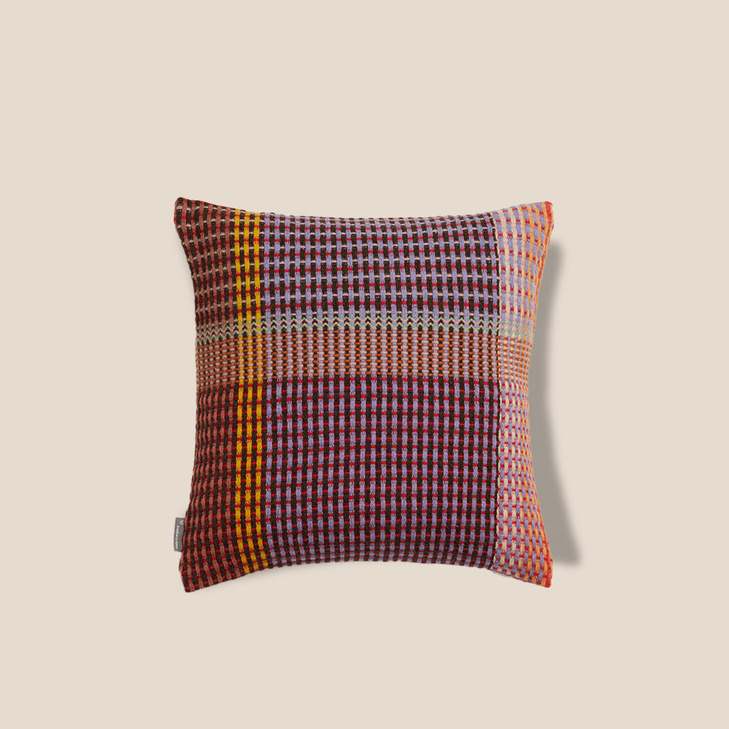 Goodee-Wallace Sewell-Lovelace Square Cushion Cover - Color - Yellow Stripe