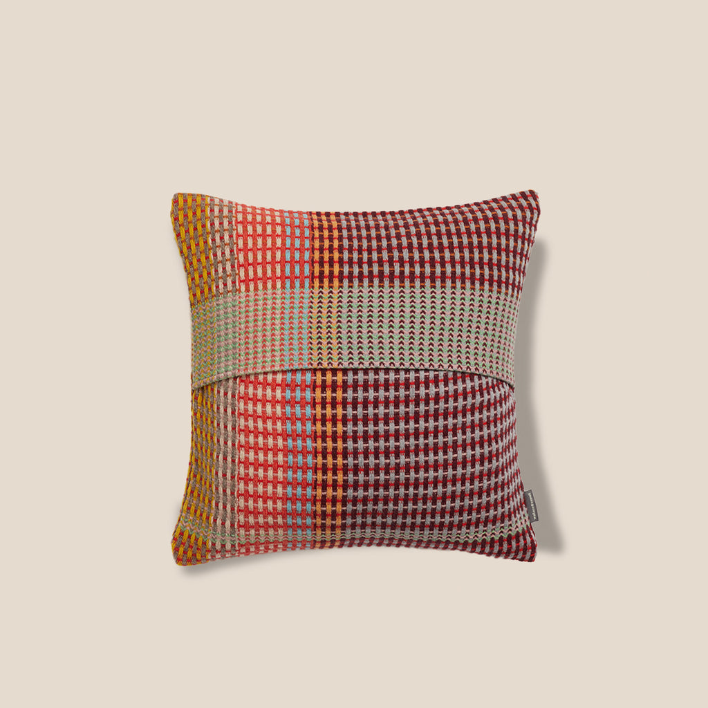 Goodee Sewell-Lovelace Square Cushion Cover - Color - Pink Stripe