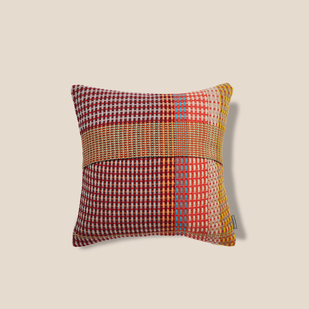 Goodee-Wallace Sewell-Lovelace Square Cushion Cover - Color - Pink Stripe