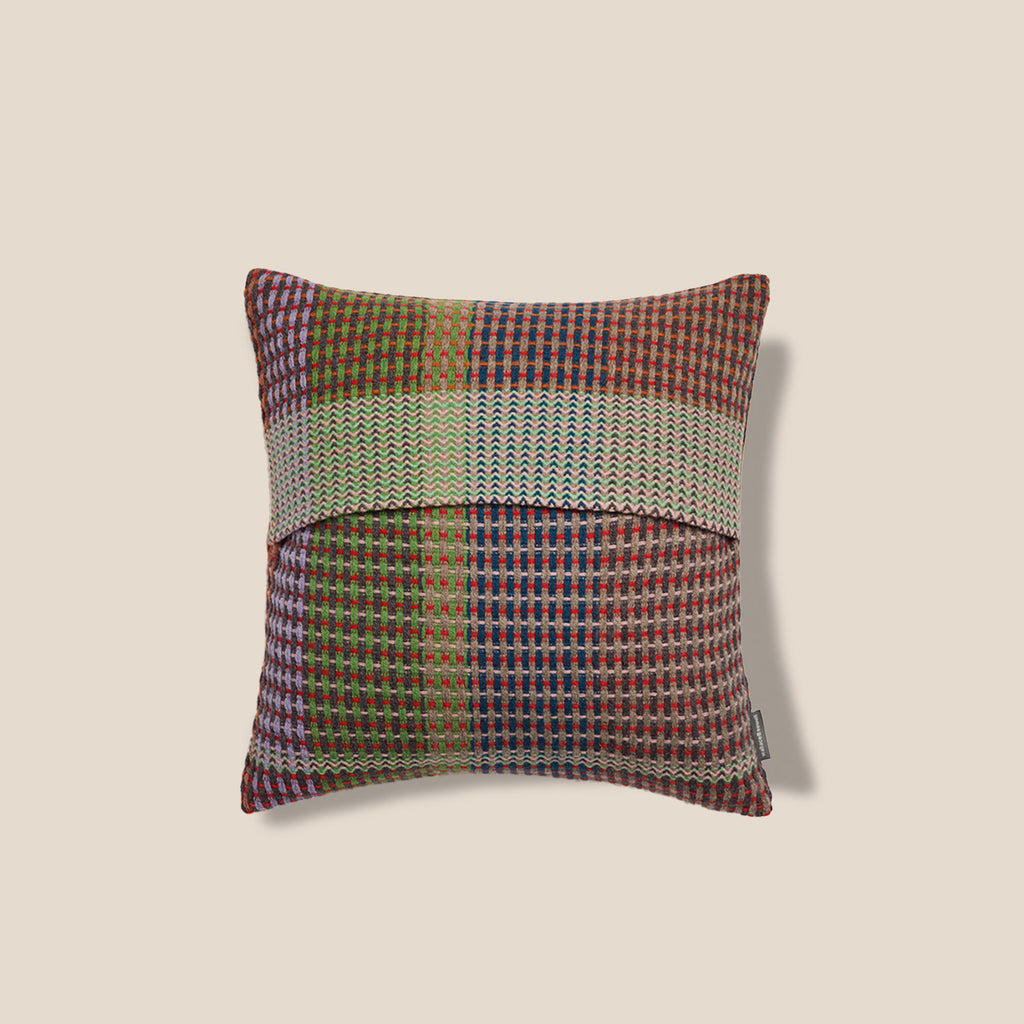 Goodee Sewell-Lovelace Square Cushion Cover - Color - Green Stripe