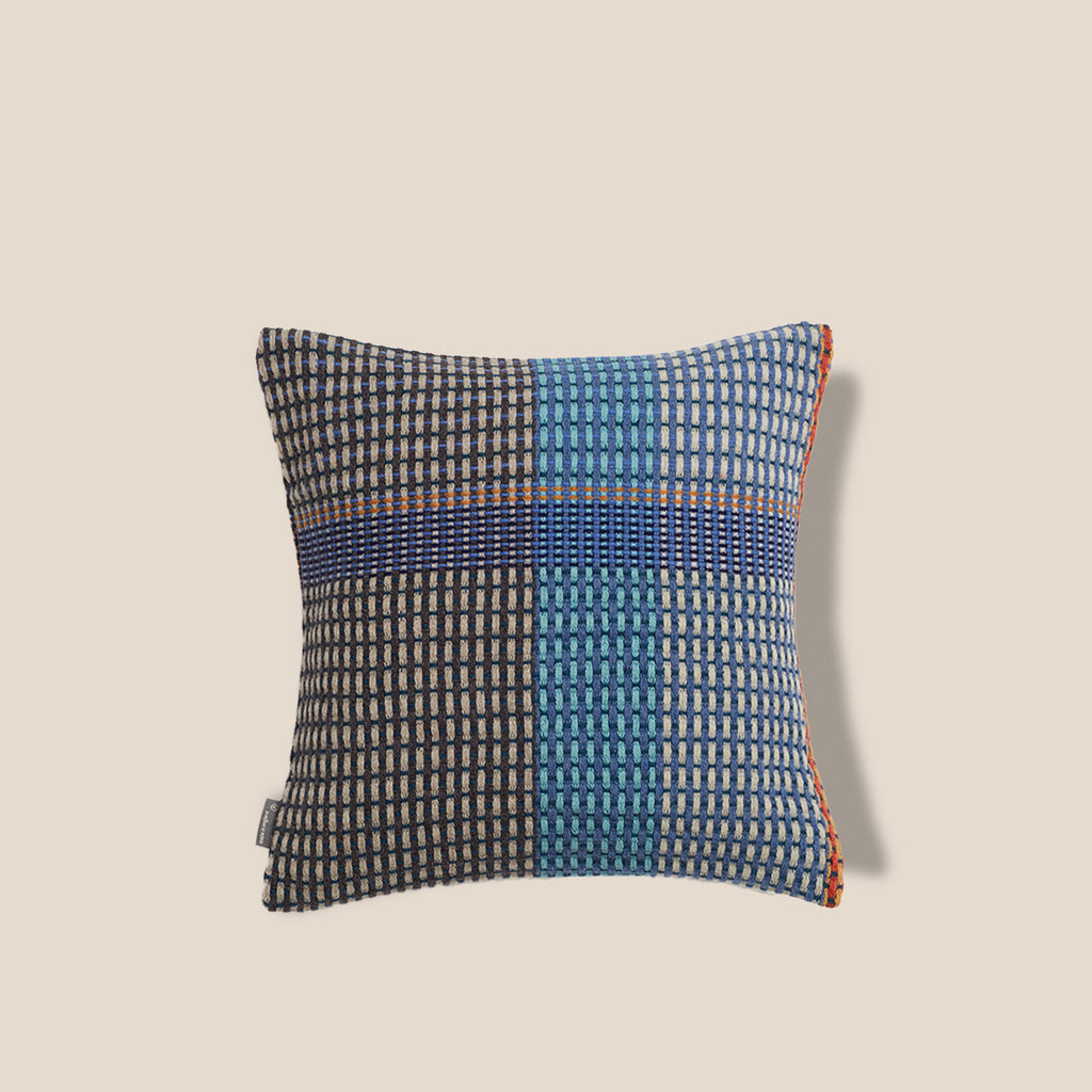 Goodee Sewell-Seacole Square Cushion Cover - Color - Blue Stripe