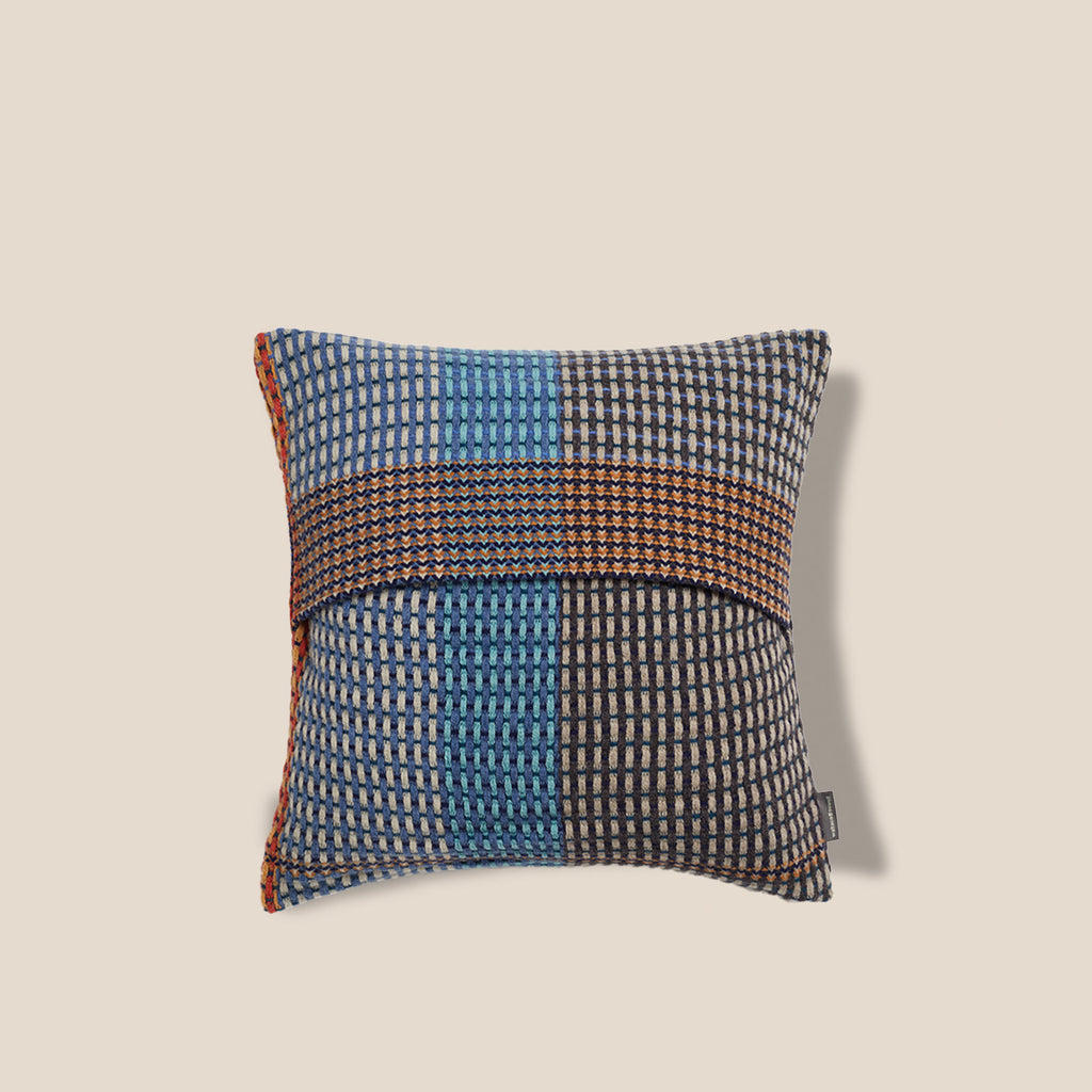 Goodee Sewell-Seacole Square Cushion Cover - Color - Blue Stripe