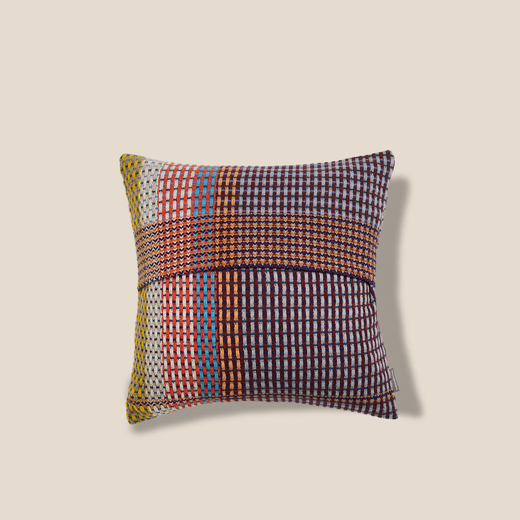 Goodee-Wallace Sewell-Seacole Square Cushion Cover - Color - Pink Stripe