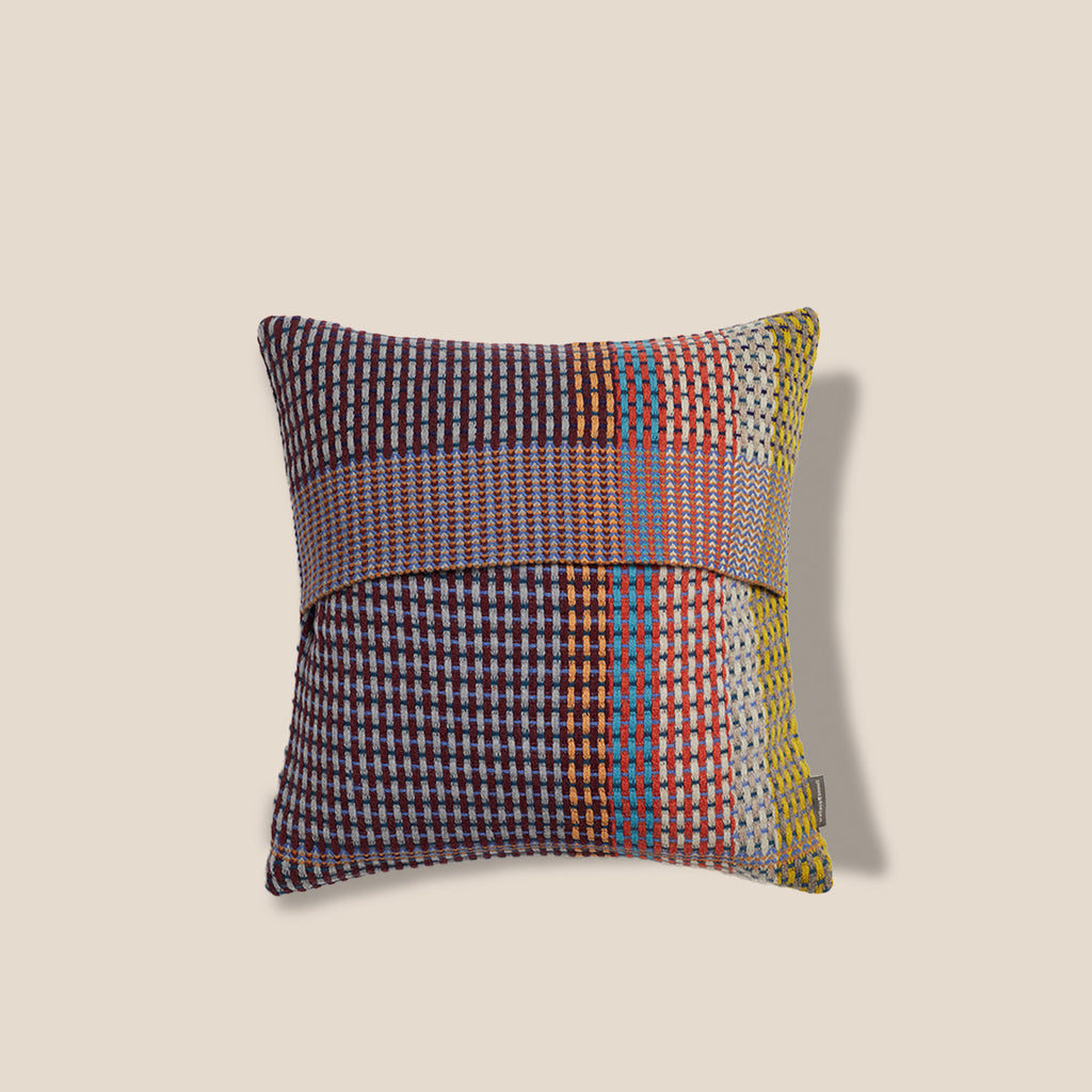 Goodee-Wallace Sewell-Seacole Square Cushion Cover - Color - Pink Stripe