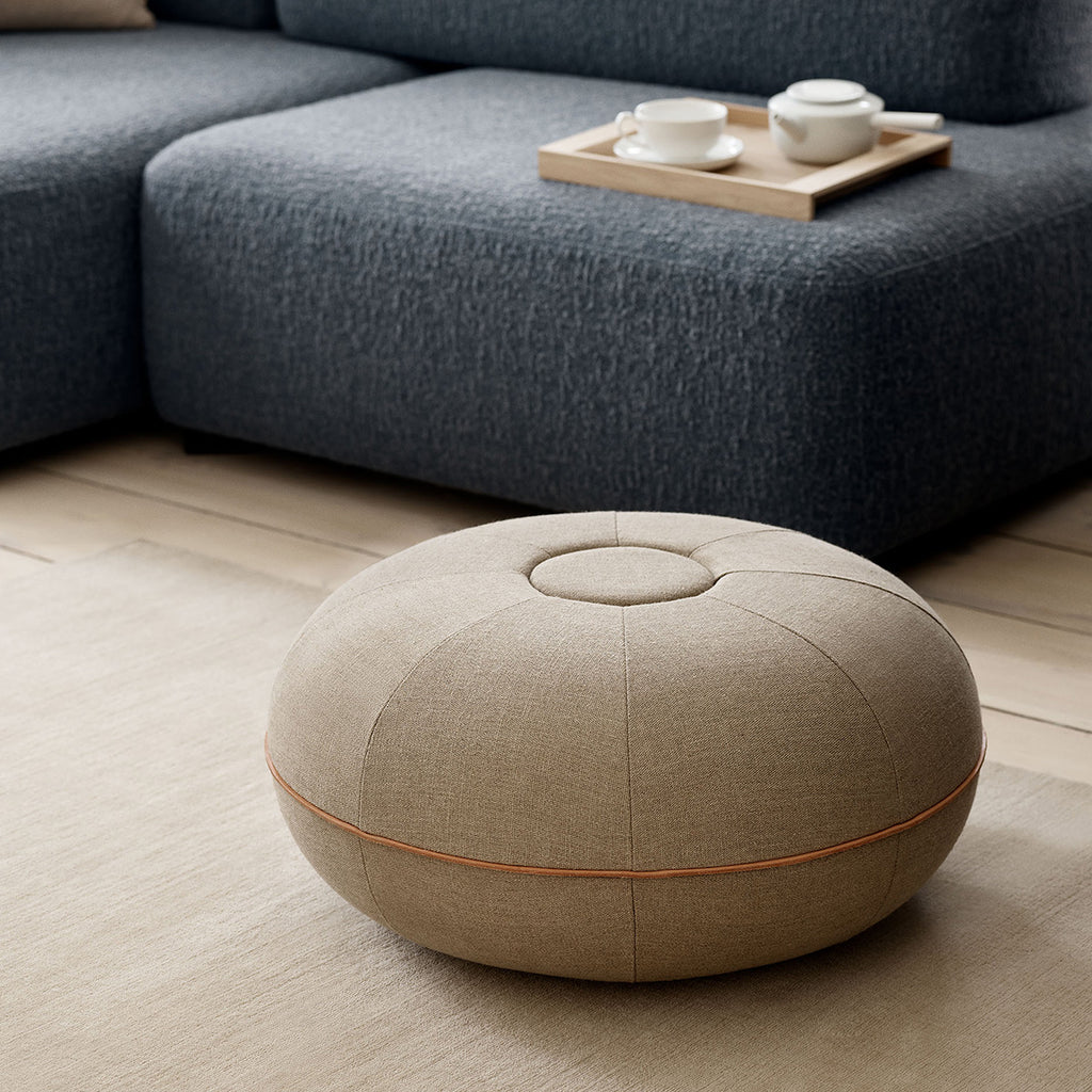 Goodee-Fritz Hansen Large Pouf - Color - Natural