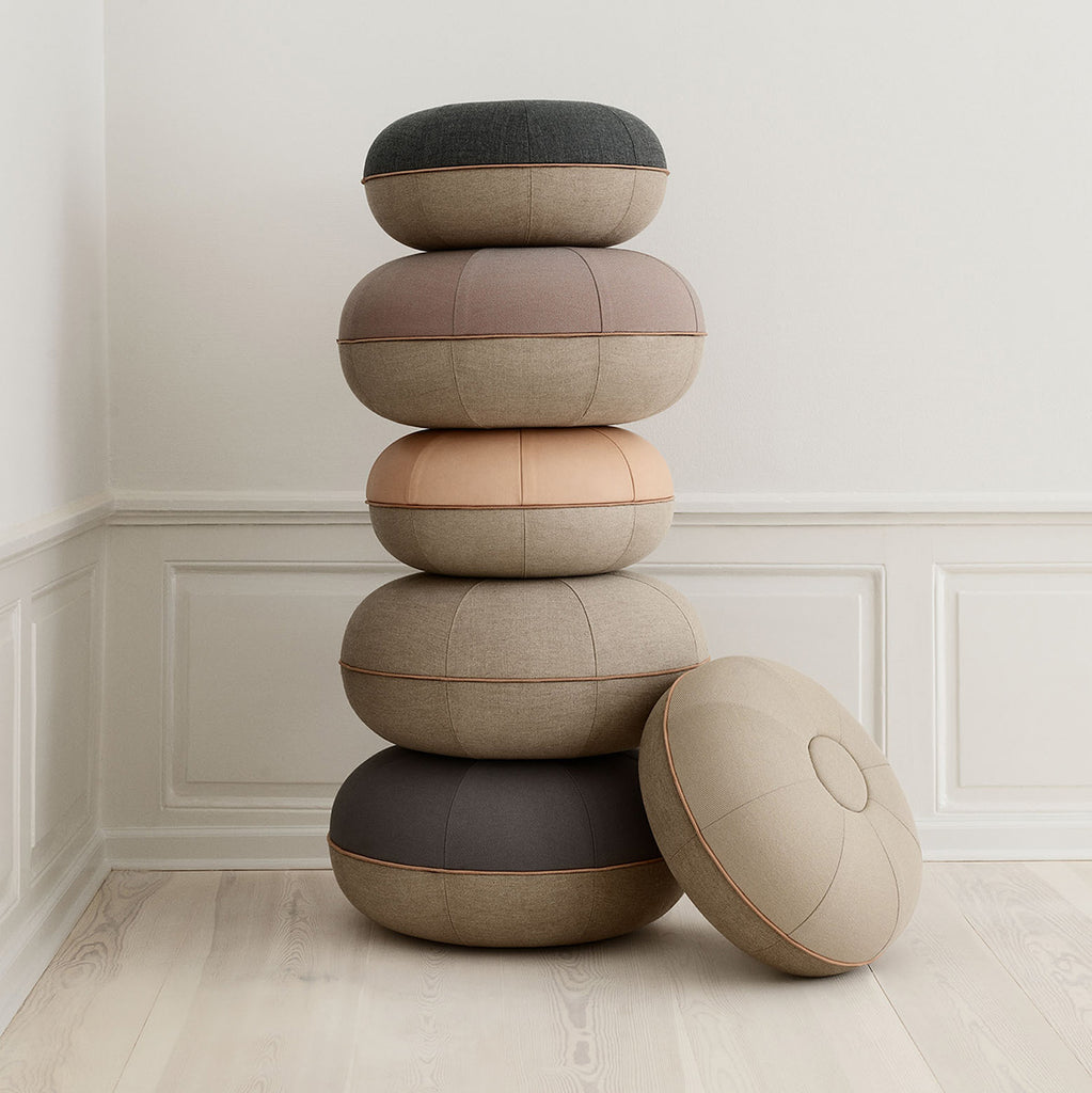 Goodee-Fritz Hansen Large Pouf - Color - Natural