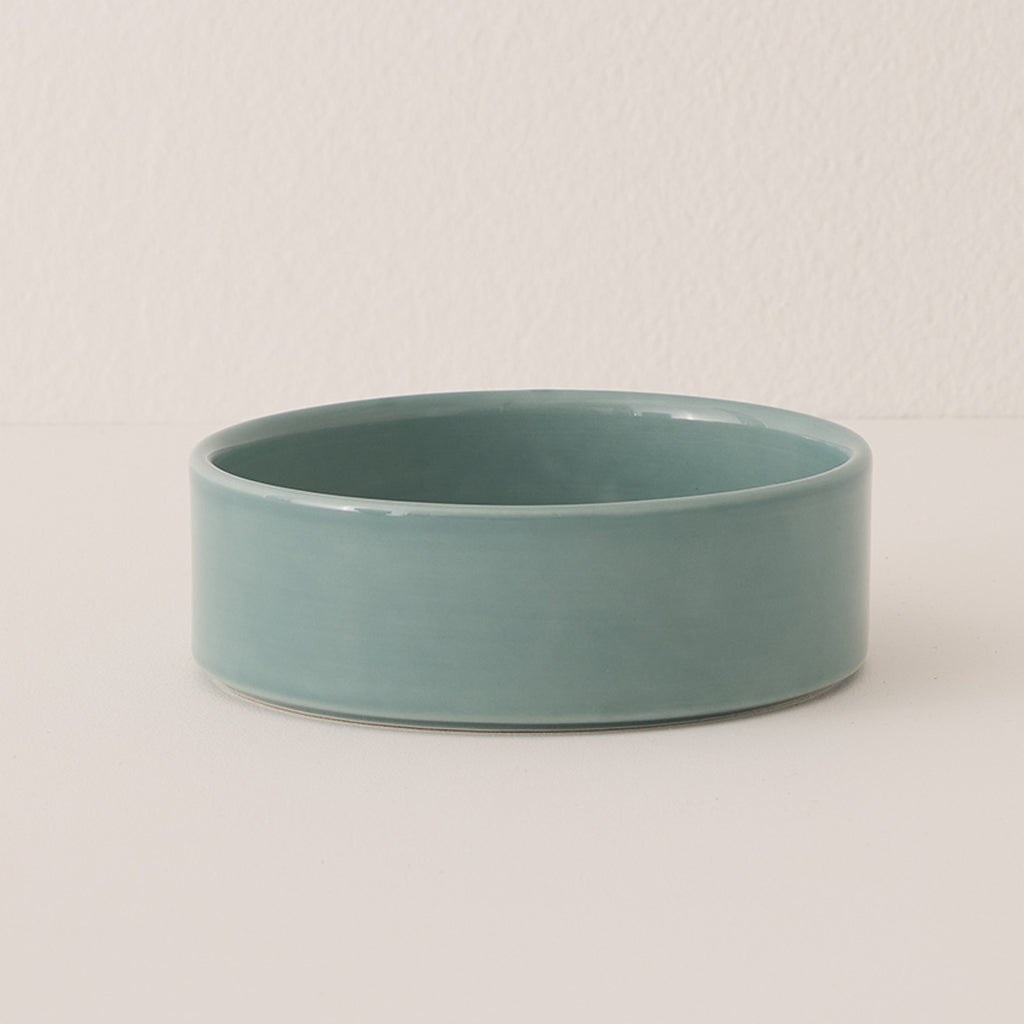 Goodee-Bergs Potter-Hoff Saucer 18 - Color - Misty Blue Glazed