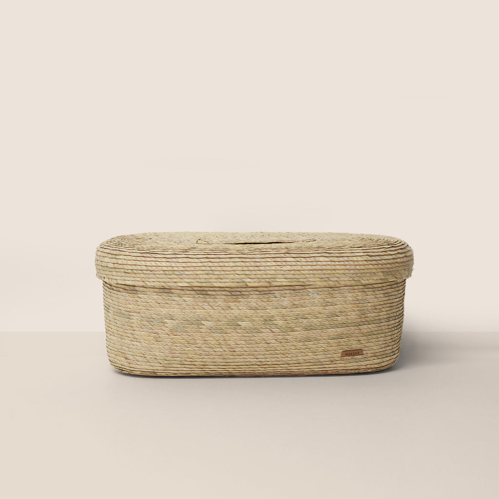 Goodee-Makaua-Oval Storage Basket - Color - Natural