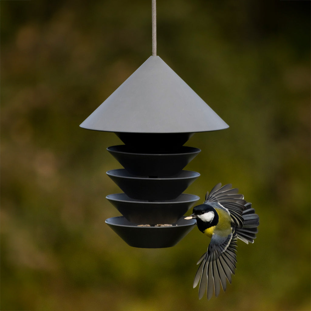 Goodee-Pidät-Silo Bird Feeder - Color - Slate