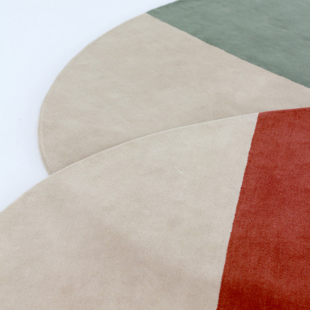 Goodee-Nanimarquina- Tapis rond Pearl - Couleur - Brick