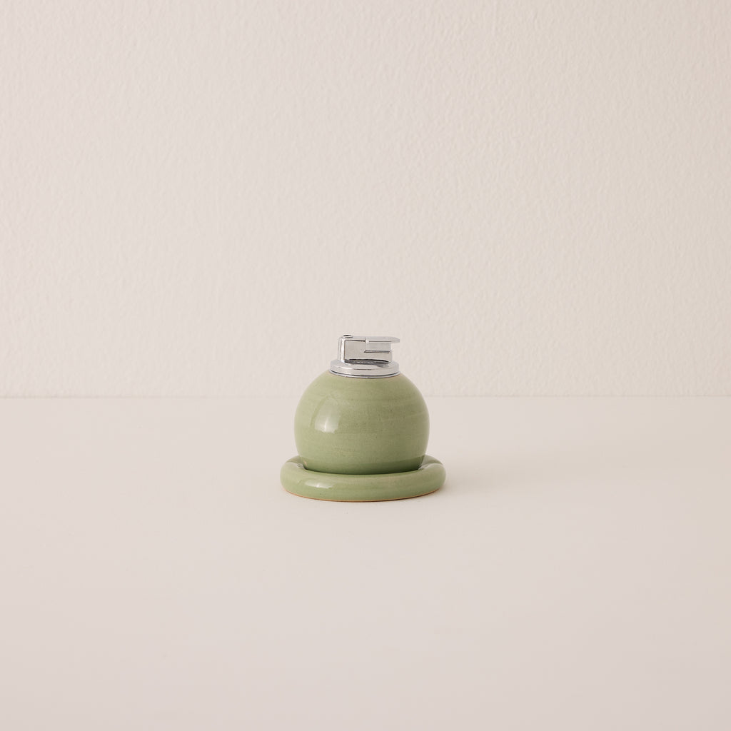 Goodee-Maison Ko x Olivia Snow Ceramics-Pebble Lighter - Color - Jade