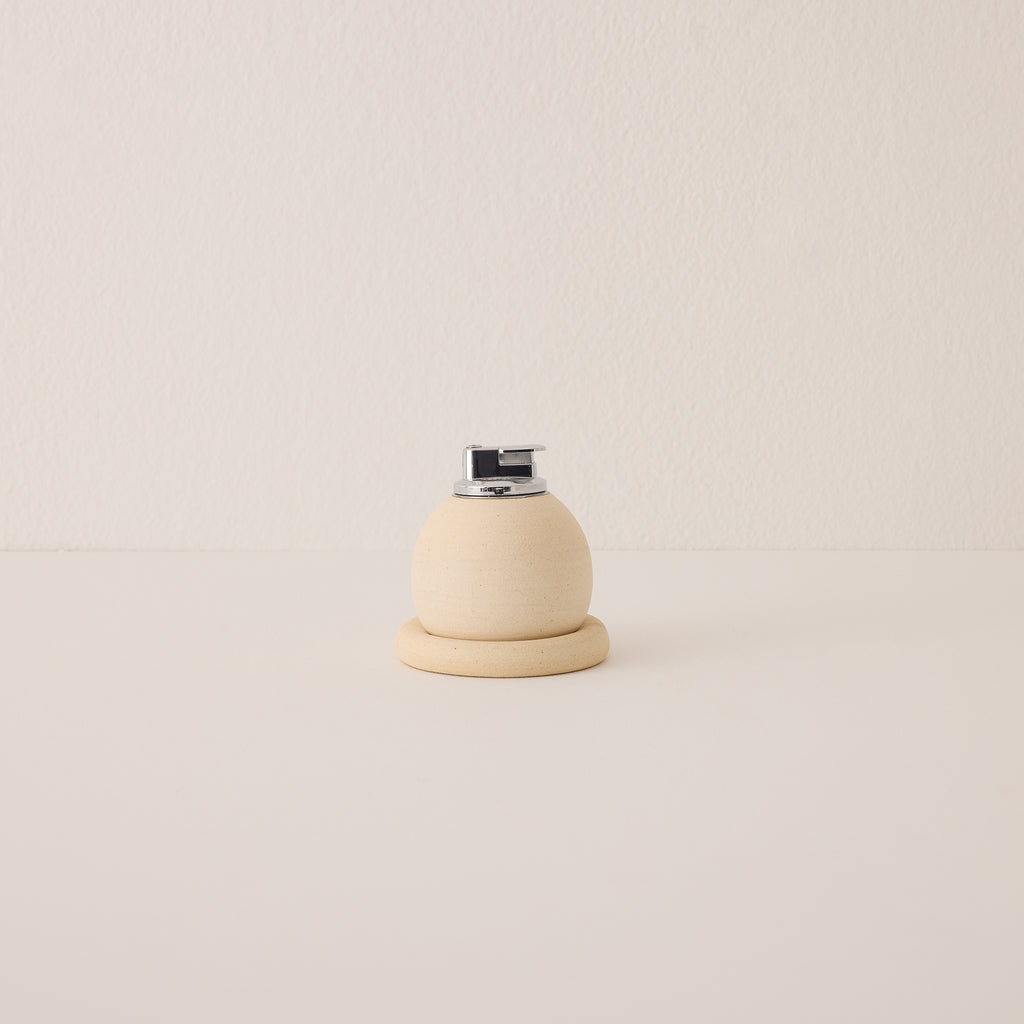 Goodee-Maison Ko x Olivia Snow Ceramics-Pebble Lighter - Color - Yang