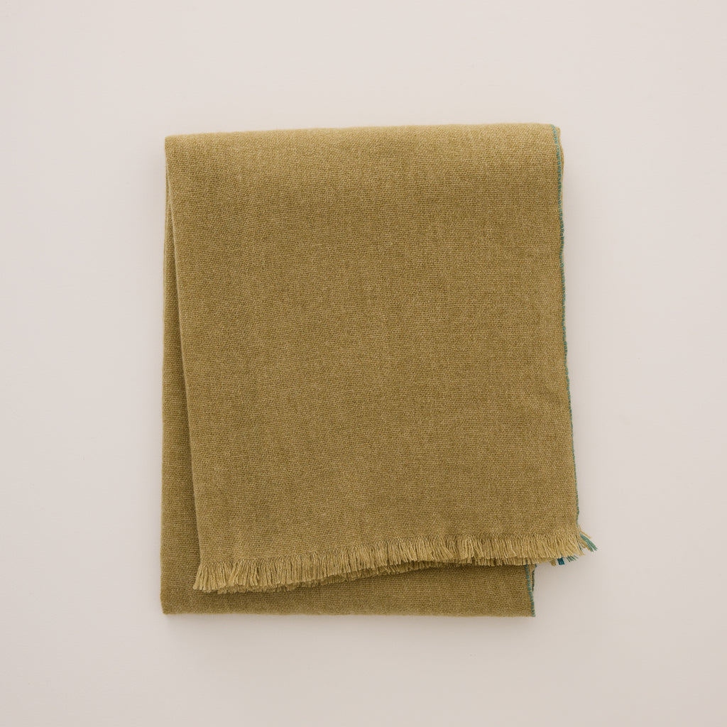 Goodee-Teixidors-Jazz Throw - Color - Pale Olive Green