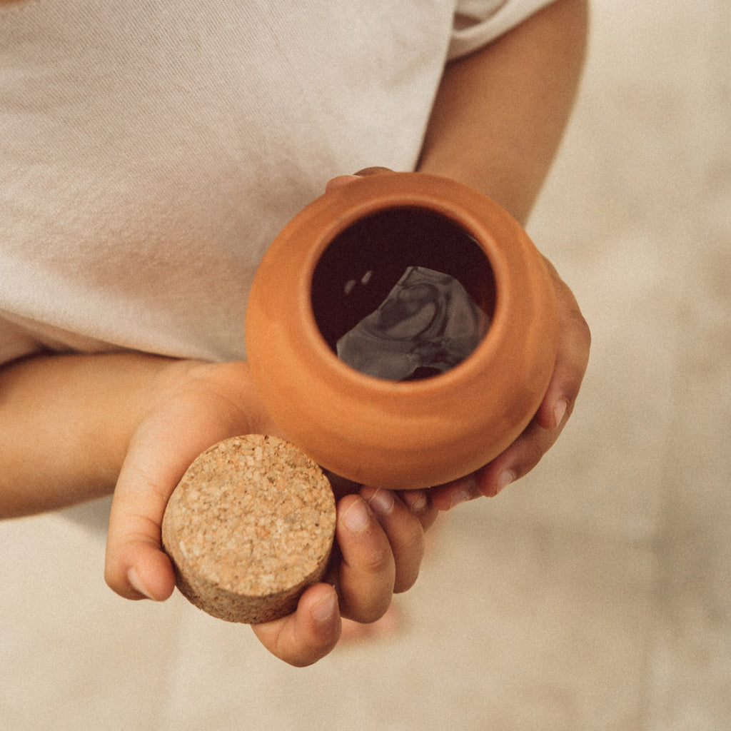 Goodee-Pepin-Olla Self-Watering Pot - Raw