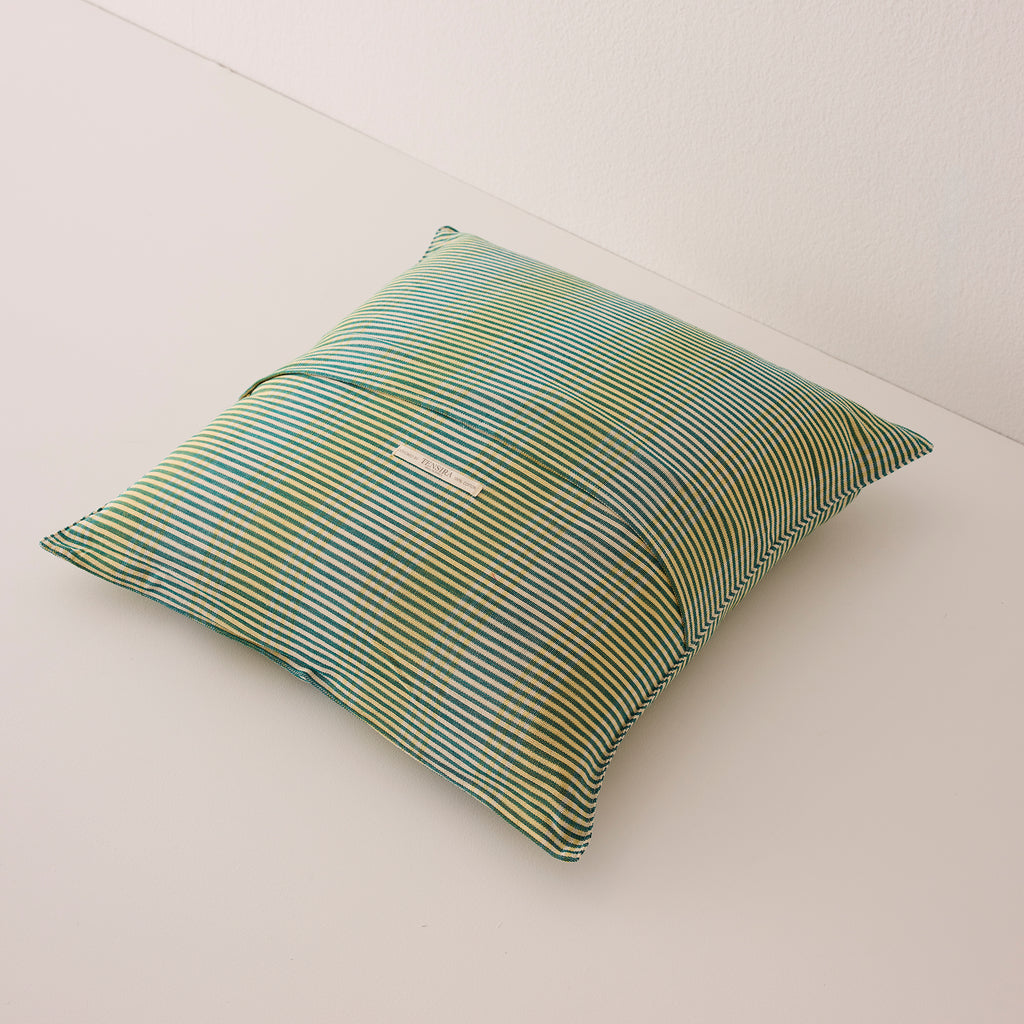 Goodee-Tensira-Square Cushion Cover - Color - Green & Teal Tartan