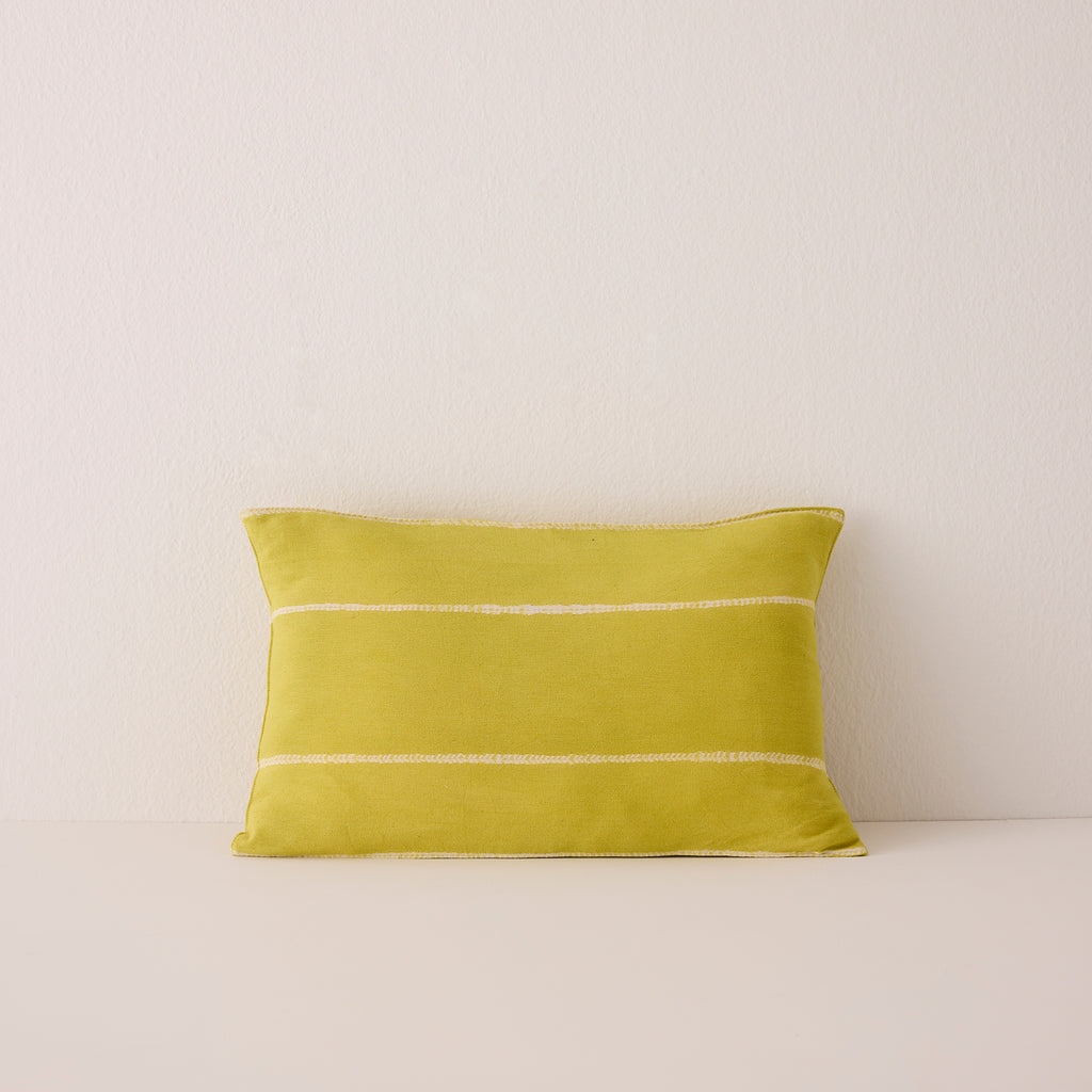 Goodee-Tensira-lumbar Cushion Cover - Color - Chartreuse Tie-Dye