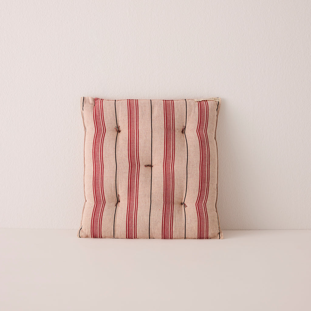 Goodee-Tensira-Chair Cushion - Color - Red & Black Stripe