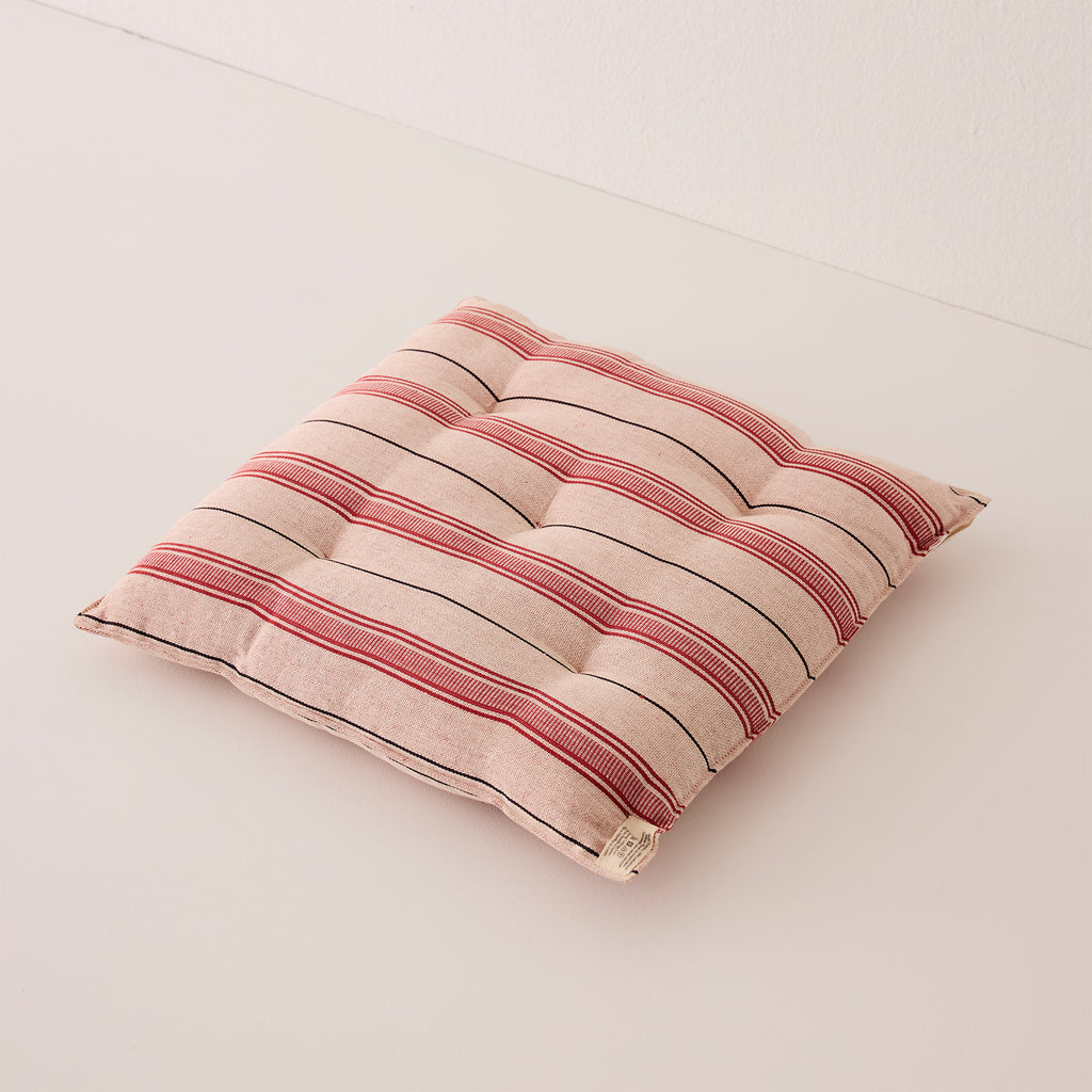 Goodee-Tensira-Chair Cushion - Color - Red & Black Stripe