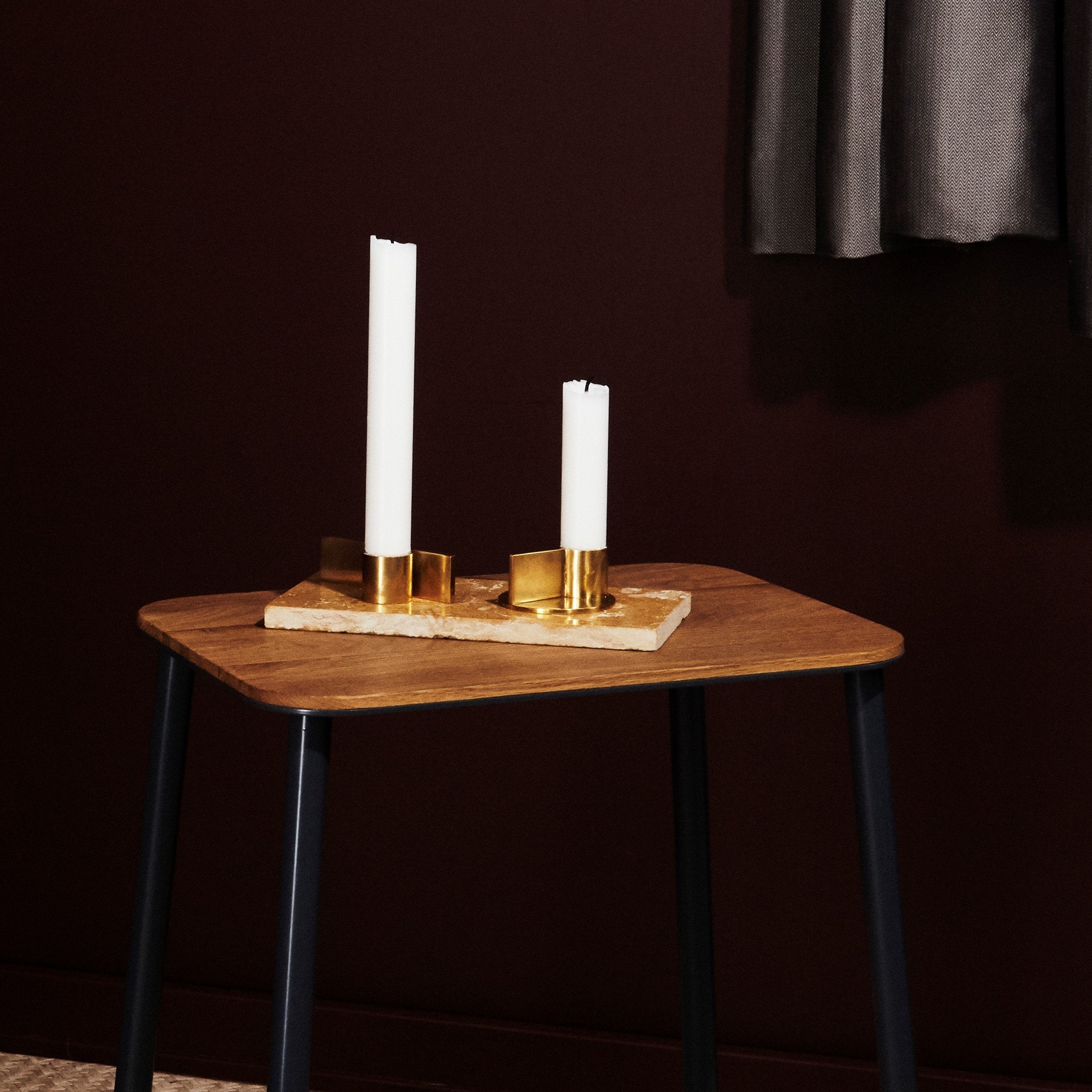 Geometric Candle Holder - Japanese Brass Collection